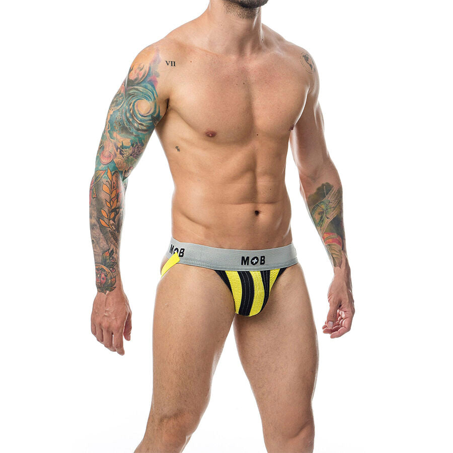 MOB JOCK CLASICO STRIPE AMARILLO TALLA S
