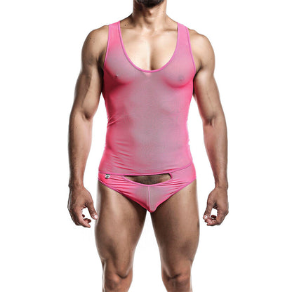 MOB BODYSHEER TRANSPARTE ROSA TALLA S M