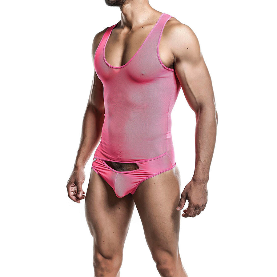 MOB BODYSHEER TRANSPARTE ROSA TALLA S M