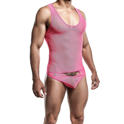 MOB BODYSHEER TRANSPARTE ROSA TALLA S M
