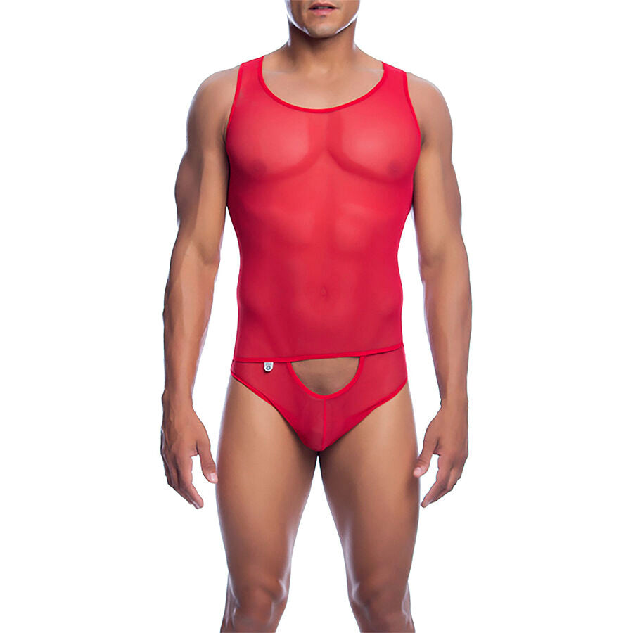 MOB BODYSHEER TRANSPARTE ROJO TALLA S M