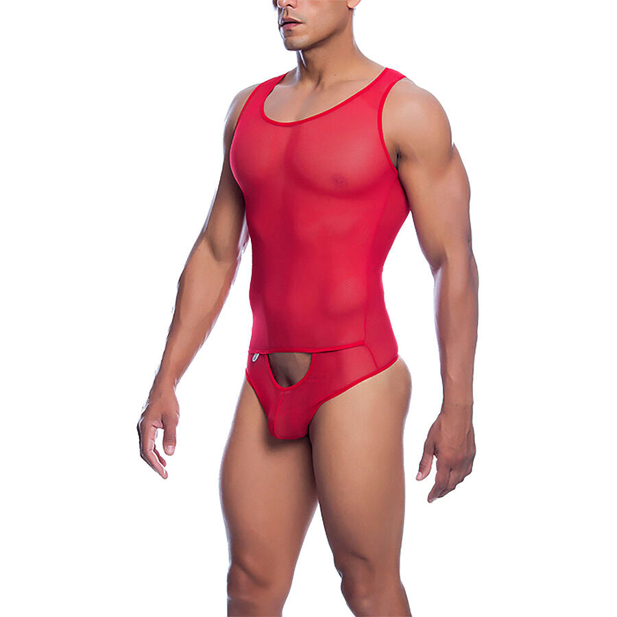 MOB BODYSHEER TRANSPARTE ROJO TALLA S M