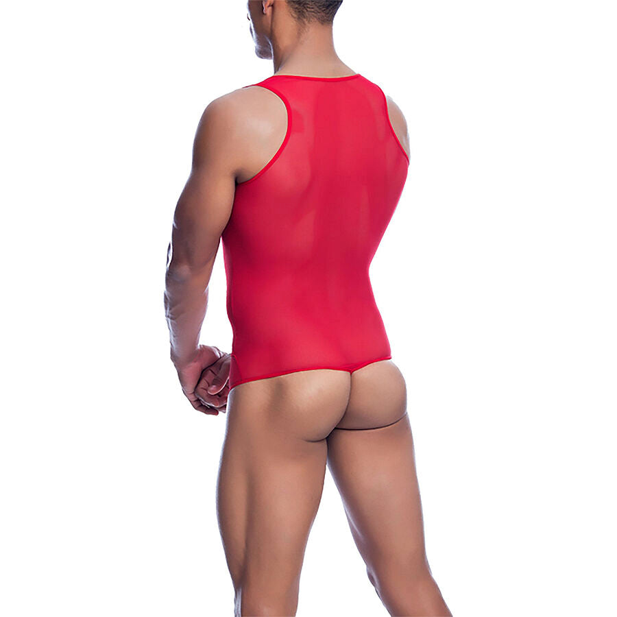 MOB BODYSHEER TRANSPARTE ROJO TALLA S M