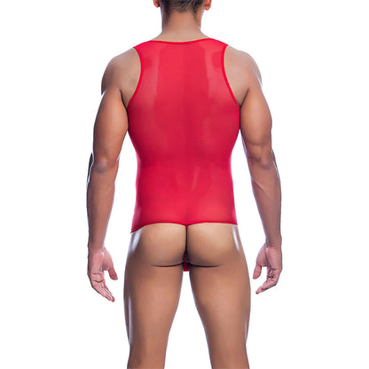 MOB BODYSHEER TRANSPARTE ROJO TALLA S M