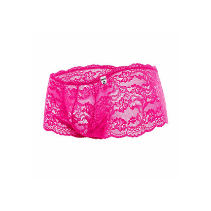 MOB BOXER ENCAJE ROSA TALLA S M