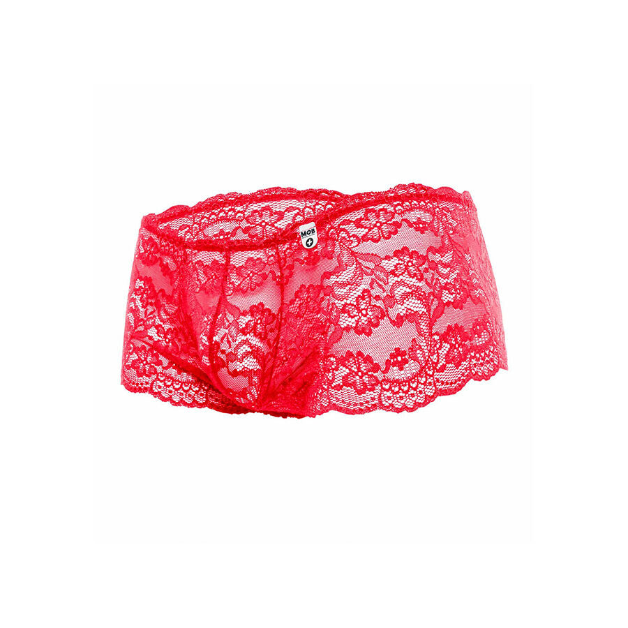 MOB BOXER ENCAJE ROJO TALLA S M