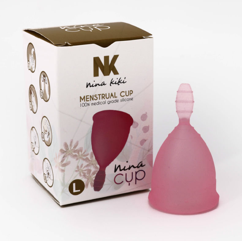 NINA KIKi COPO MENSTRUAL ROSA TAMANHO L 6 1 GRTIS