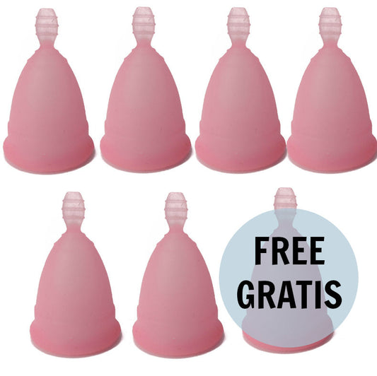 NINA KIKi COPO MENSTRUAL ROSA TAMANHO S 6 1 GRTIS