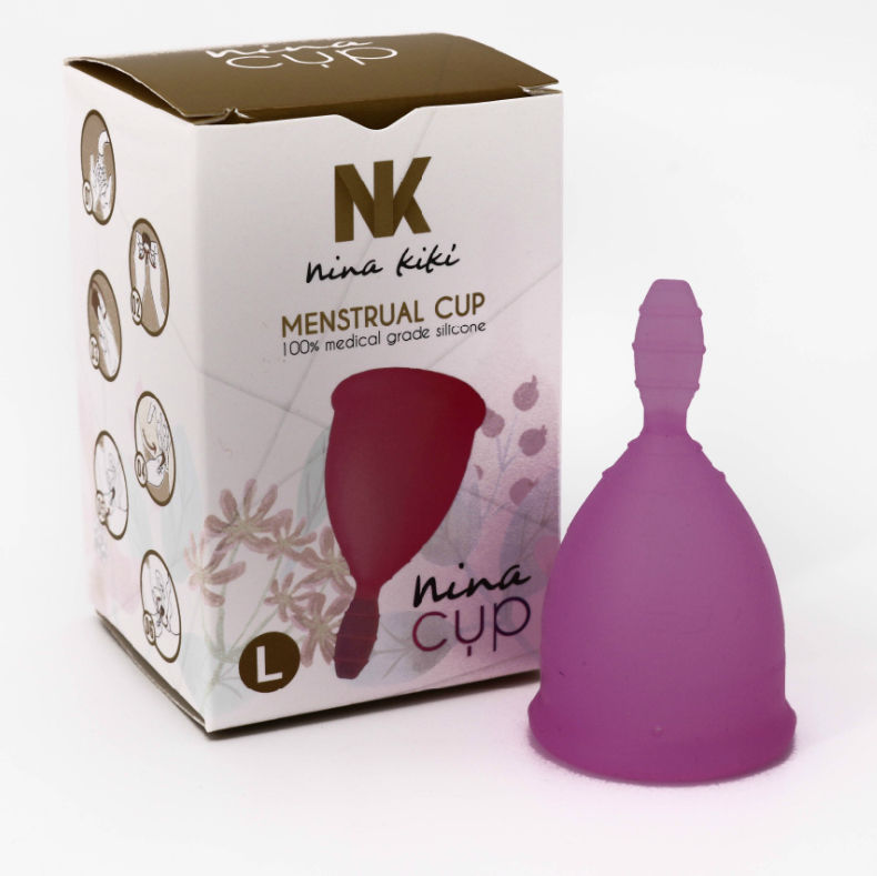 NINA KIKi COPO MENSTRUAL ROXO TAMANHO L 6 1 GRTIS