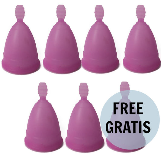 NINA KIKi COPO MENSTRUAL ROXO TAMANHO S 6 1 GRTIS