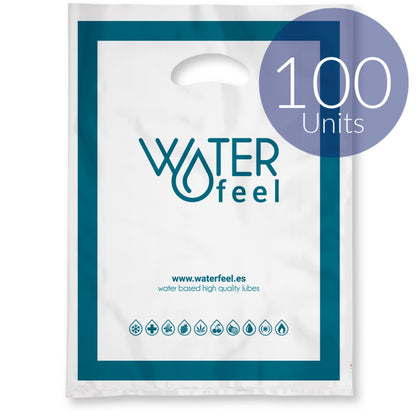 WATERFEEL 100 SACOS PLaSTICOS GRANDES 40 X 50 CM