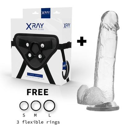X RAY ARNeS DILDO COM BOLAS 22 CM O 46 CM