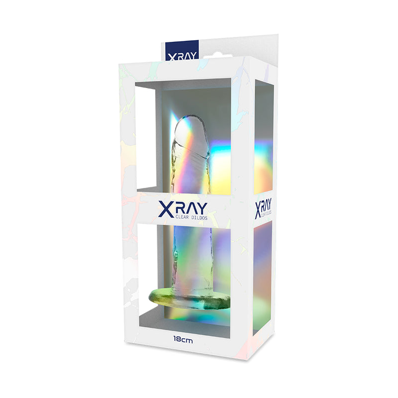 X RAY ARNeS DILDO TRANSPARENTE 18 CM O 4 CM