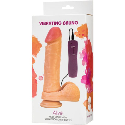 ALIVE VIBRADOR DE PeNIS BRUNO REALiSTICO 22 CM