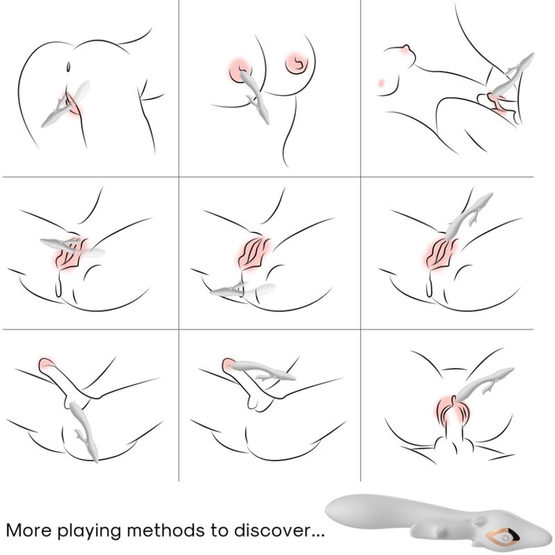 ARMONY ELK VIBRADOR COELHO CURVADO VERMELHO