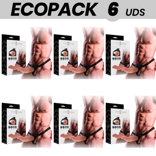 ECOPACK 6 UNIDADES INTENSE ARNeS OCO COM DILDO 18 X 35 CM