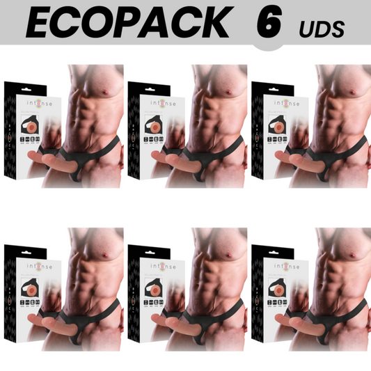 ECOPACK 6 UNIDADES INTENSE ARNeS OCO COM DILDO 16 X 3 CM