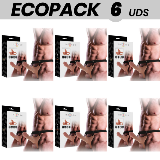 ECOPACK 6 UNIDADES INTENSE ARNeS OCO COM DILDO 16 X 35 CM