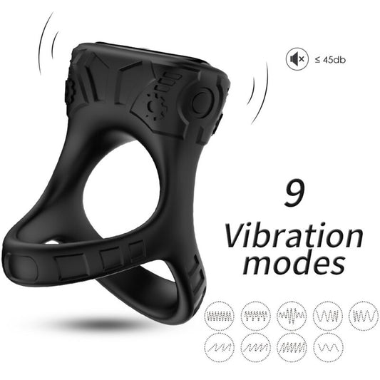 ARMONY VIBRADOR DE ANEL E MULTPOSIyaO PRETO