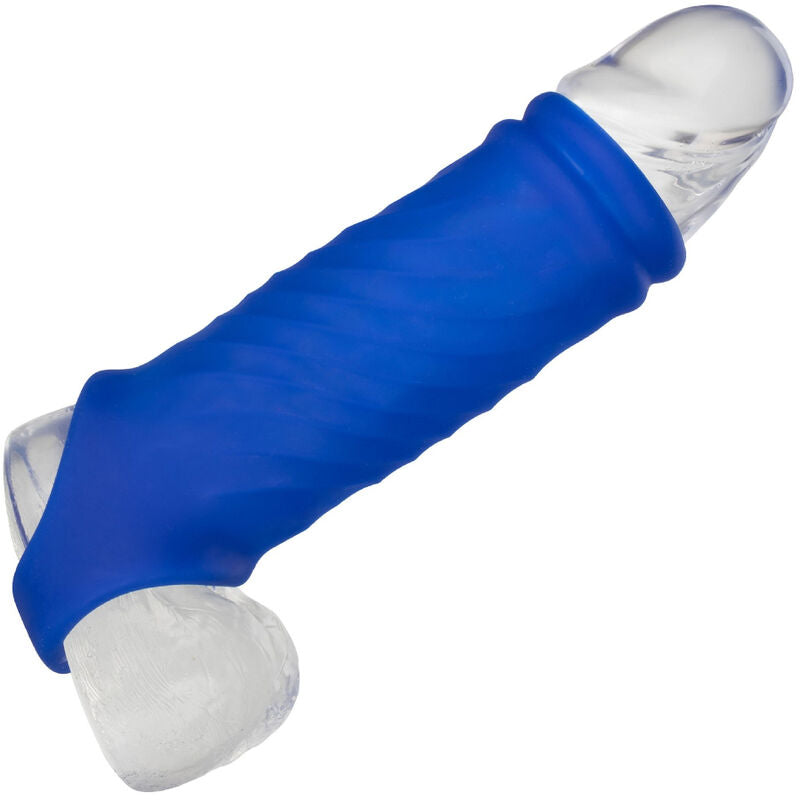 CALEXOTICS ADMIRAL WAVE PENIS COVER LiQUIDO SILICONE AZUL