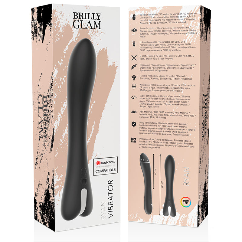 BRILLY GLAM RYAN VIBRADOR WATCHME WIRELESS TECNOLOGIA COMPATiVEL
