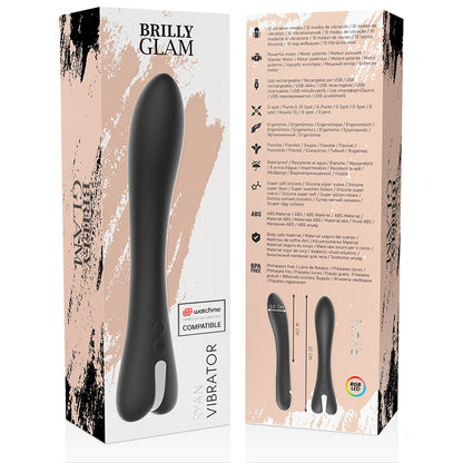 BRILLY GLAM RYAN VIBRADOR WATCHME WIRELESS TECNOLOGIA COMPATiVEL