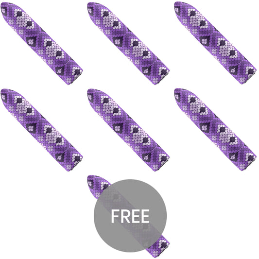 CUSTOM BULLETS SERPENTE RECARREGaVEL BALA MAGNeTICA ROXA 10 INTENSIDADES 6 1 GRaTIS