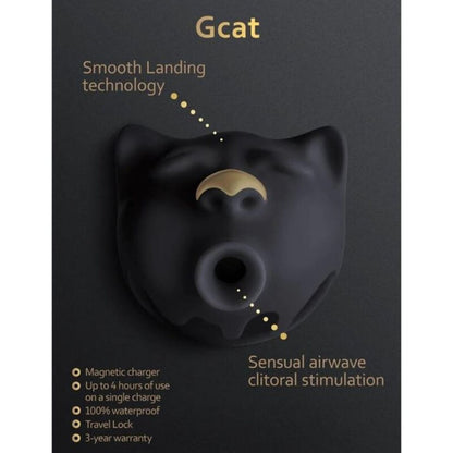 G VIBE GCAT MYSTIC ONDAS ESTIMULANTES DO CLIToRIS PRETO