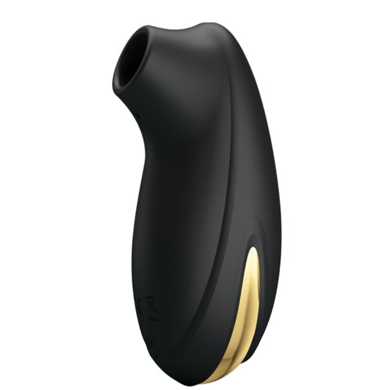 PRETTY LOVE ONDAS ESTIMULANTES MASSAGEADOR RECARREGaVEL DE LUXO PRETO
