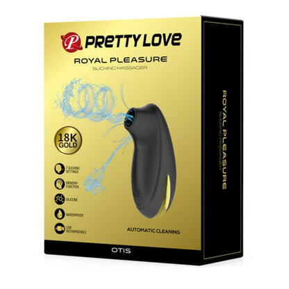 PRETTY LOVE ONDAS ESTIMULANTES MASSAGEADOR RECARREGaVEL DE LUXO PRETO