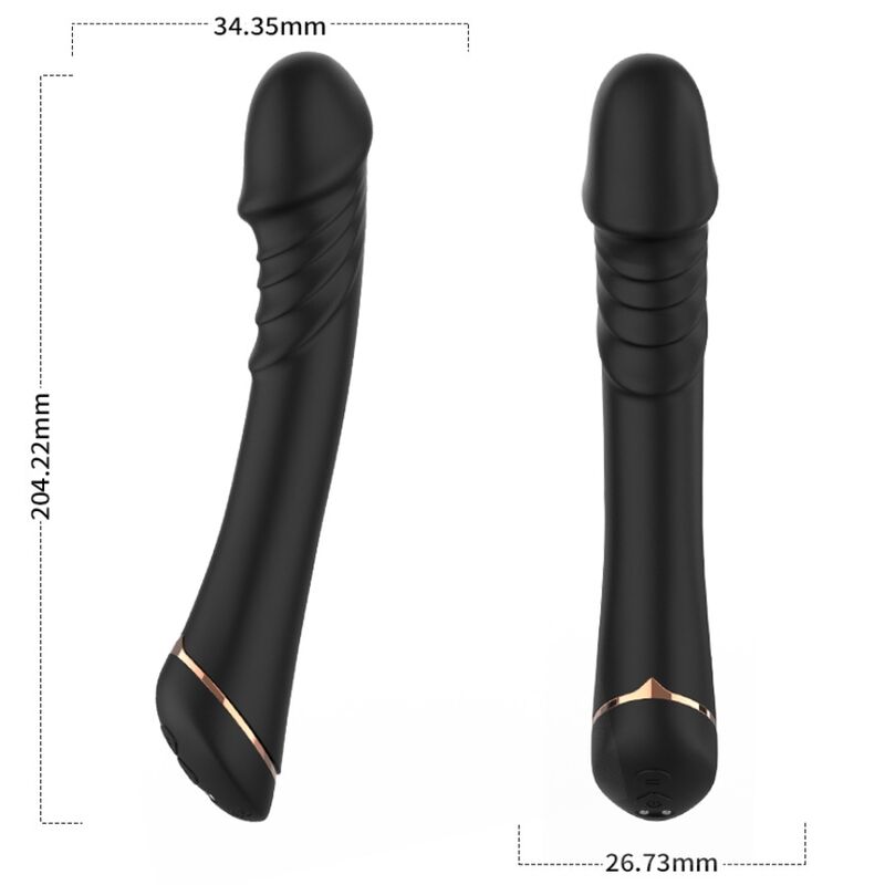 ARMONY DILDO VIBRADOR SILICONE PRETO