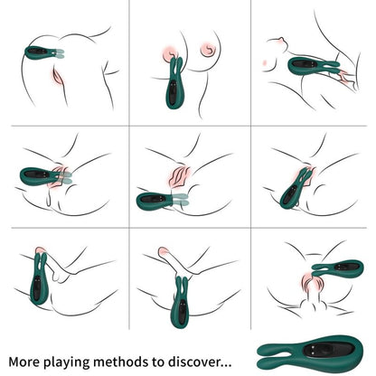 ARMONY ESTIMULADOR E VIBRADOR COELHO VERDE