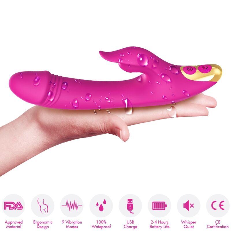 ARMONY AMANT CLITORIS G SPOT ESTIMULANTE ONDAS FuCSIA