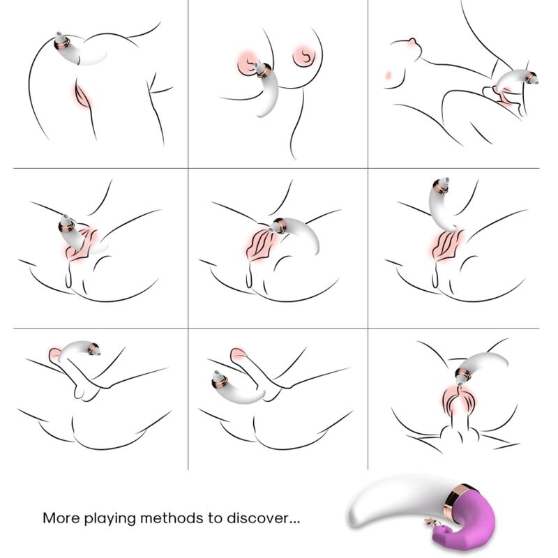 ARMONY ONDAS ESTIMULANTES DE CLIToRIS ROSA SWEETMOON E PONTO G