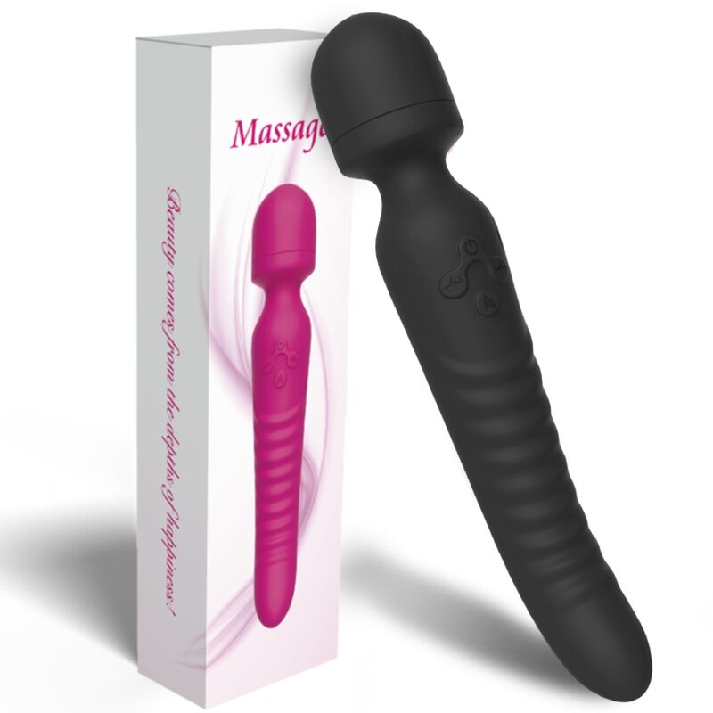 ARMONY MASSAGER MISSION E VIBRADOR EFEITO DE CALOR PRETO