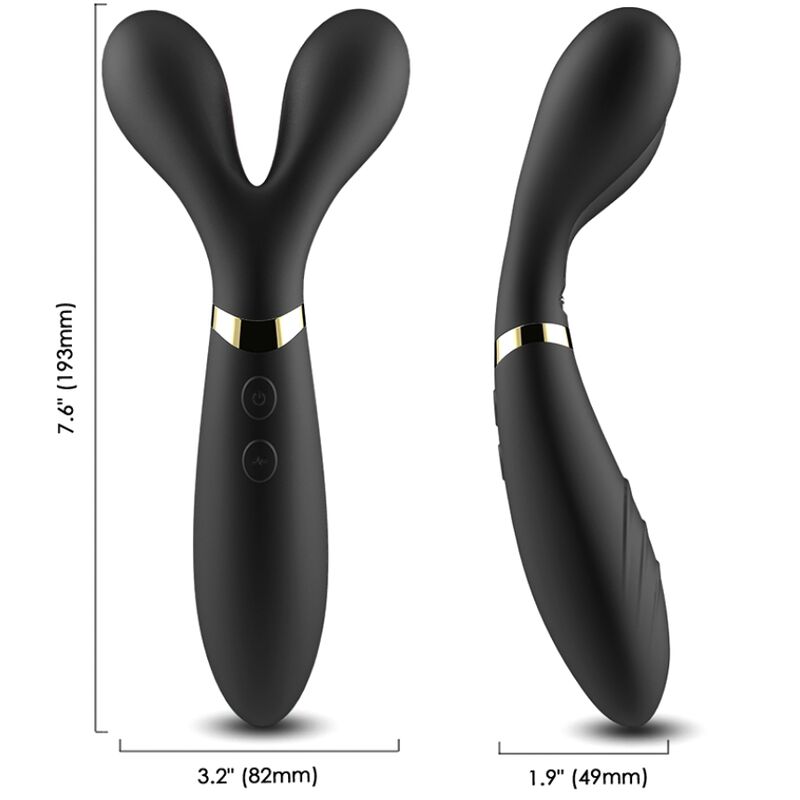 ARMONY MASSAGER Y WAND E VIBRADOR CABEyA DUPLA PRETO