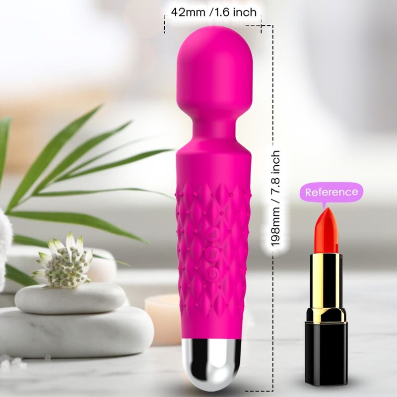 ARMONY MASSAGER POSTMAN E VIBRADOR CABEyA SUPER FLEXiVEL FuCSIA