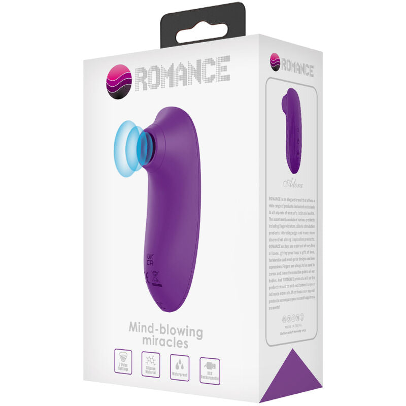 ROMANCE ADORA MINI VIOLETA CLIToRIS ESTIMULANTE ONDAS