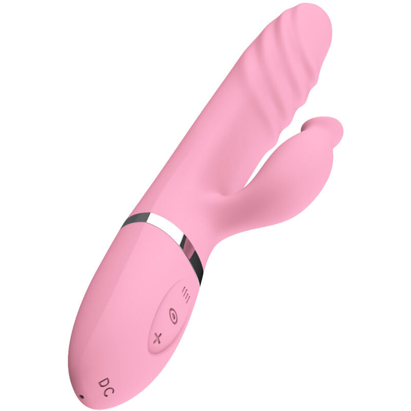 ARMONY VIBRADOR E THRUSTING COM LiNGUA DE EFEITO DE CALOR ROSA