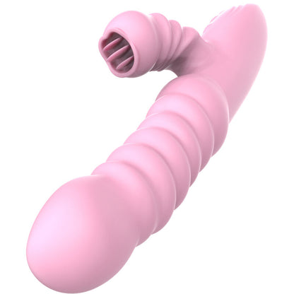 ARMONY VIBRADOR MULTIFUNyaO COM EFEITO DE CALOR ESTIMULANTE DE LiNGUA ROSA