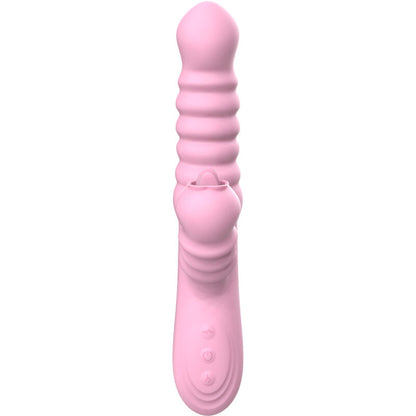 ARMONY VIBRADOR MULTIFUNyaO COM EFEITO DE CALOR ESTIMULANTE DE LiNGUA ROSA