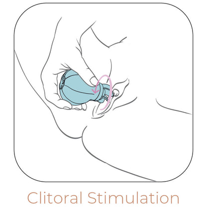 ADRIEN LASTIC ESTIMULADOR DE CLIToRIS CARESS AZUL