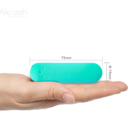 ARMONY SPLASH JOIE VIBRADOR BULLET SILICONE CONTROLE REMOTO 10 VIBRAyoES 75 X 19 CM VERDE