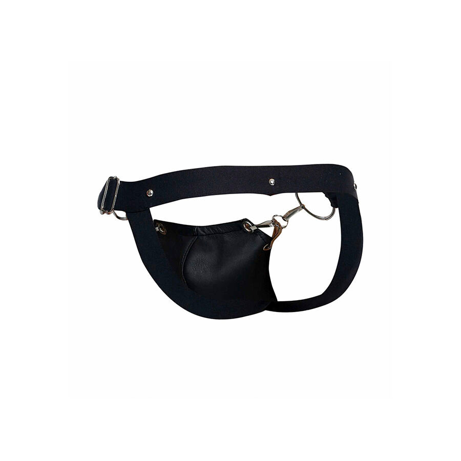 MOB DNGEON JOCKSTRAP PRETO PRESSaO TAMANHO uNICO