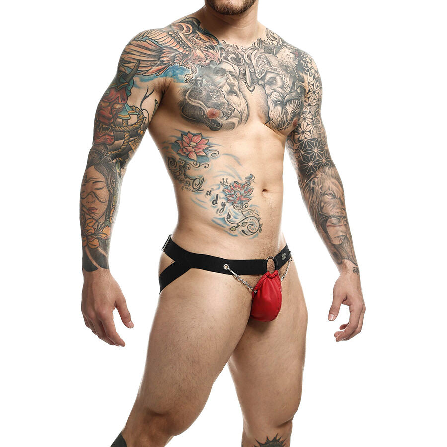 MOB DNGEON VERMELHO JOCKSTRAP COM CORRENTES TAMANHO uNICO