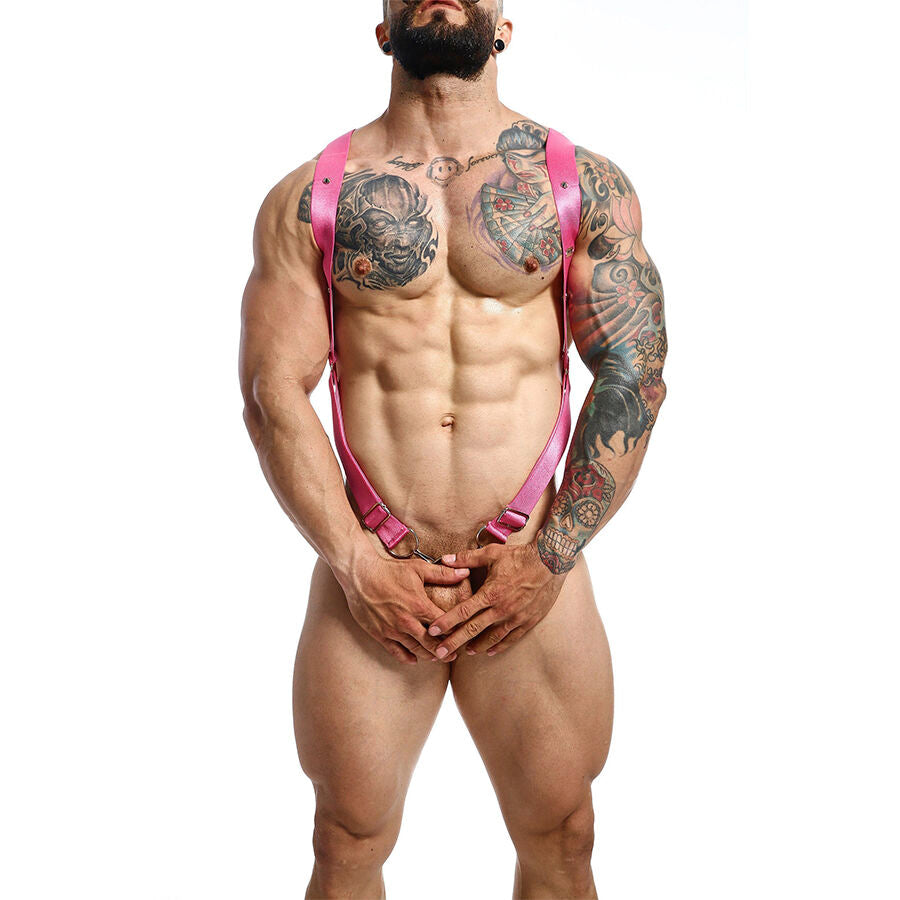 MOB DNGEON CROSS BACK HARNESS ROSA TAMANHO uNICO