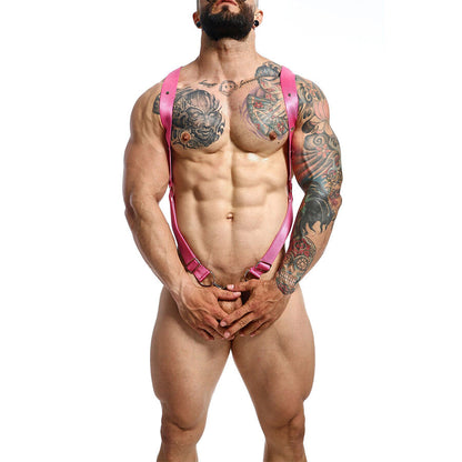 MOB DNGEON CROSS BACK HARNESS ROSA TAMANHO uNICO