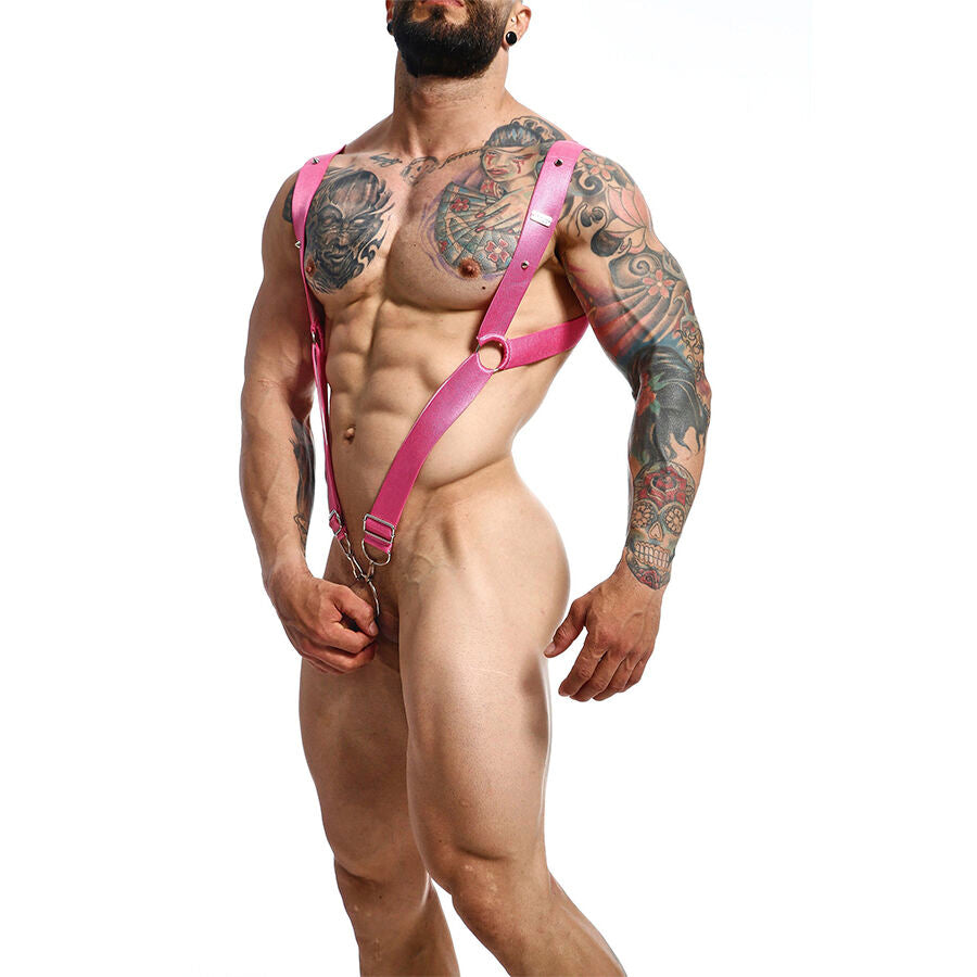 MOB DNGEON PINK STRAIGHT HARNESS TAMANHO uNICO