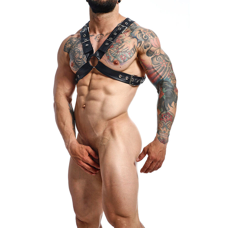 MOB DNGEON BLACK CHAIN HARNESS TAMANHO uNICO X