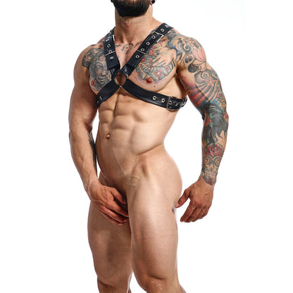 MOB DNGEON BLACK CHAIN HARNESS TAMANHO uNICO X